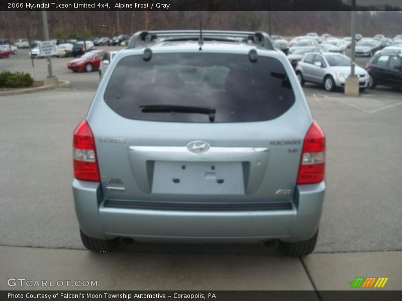 Alpine Frost / Gray 2006 Hyundai Tucson Limited 4x4