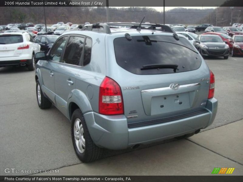 Alpine Frost / Gray 2006 Hyundai Tucson Limited 4x4