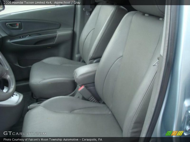 Alpine Frost / Gray 2006 Hyundai Tucson Limited 4x4
