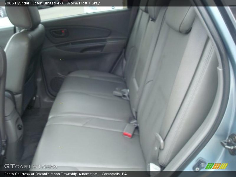 Alpine Frost / Gray 2006 Hyundai Tucson Limited 4x4