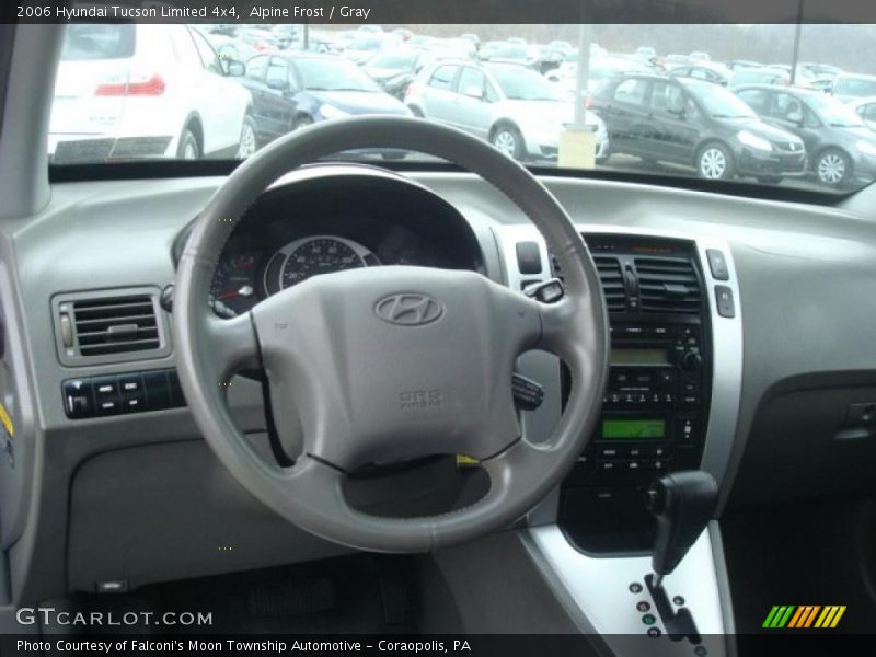 Alpine Frost / Gray 2006 Hyundai Tucson Limited 4x4