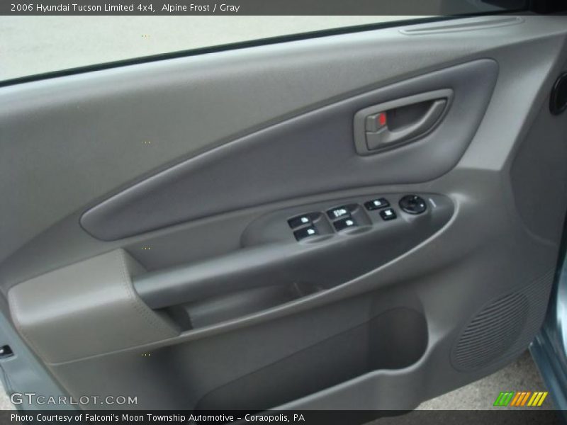 Alpine Frost / Gray 2006 Hyundai Tucson Limited 4x4