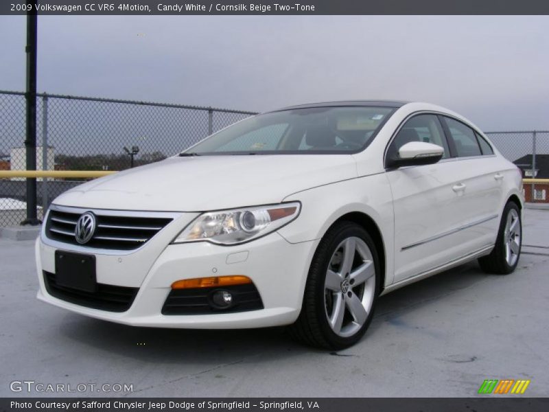 Candy White / Cornsilk Beige Two-Tone 2009 Volkswagen CC VR6 4Motion
