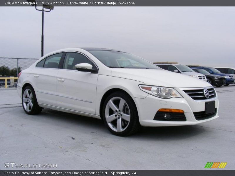 Candy White / Cornsilk Beige Two-Tone 2009 Volkswagen CC VR6 4Motion