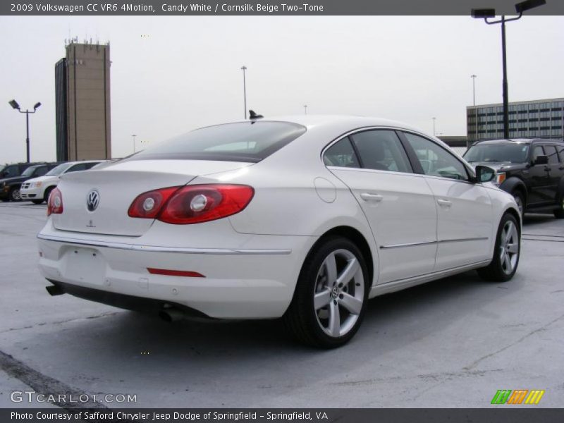 Candy White / Cornsilk Beige Two-Tone 2009 Volkswagen CC VR6 4Motion