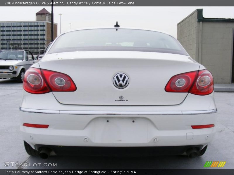 Candy White / Cornsilk Beige Two-Tone 2009 Volkswagen CC VR6 4Motion
