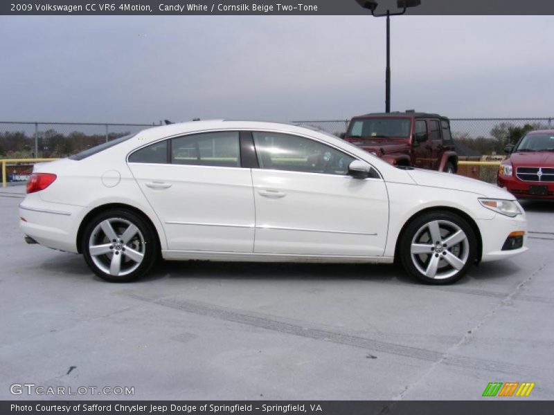 Candy White / Cornsilk Beige Two-Tone 2009 Volkswagen CC VR6 4Motion