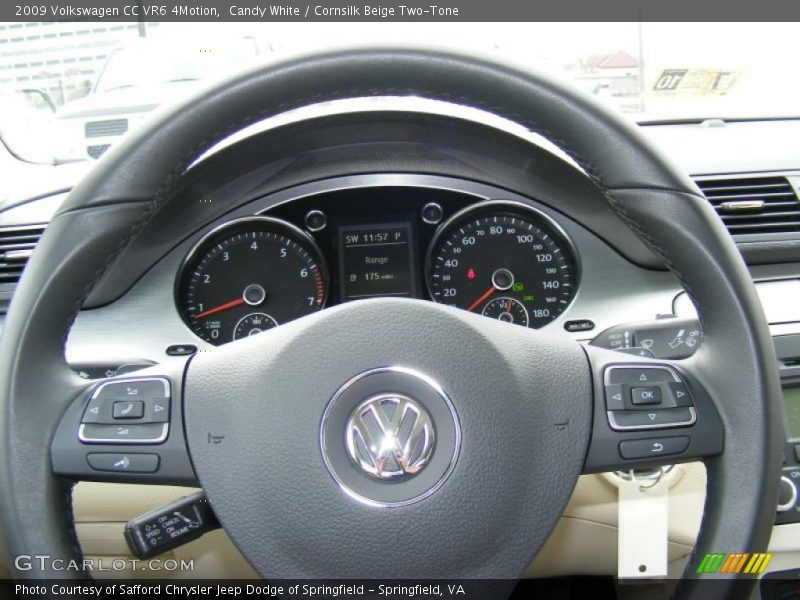 Candy White / Cornsilk Beige Two-Tone 2009 Volkswagen CC VR6 4Motion