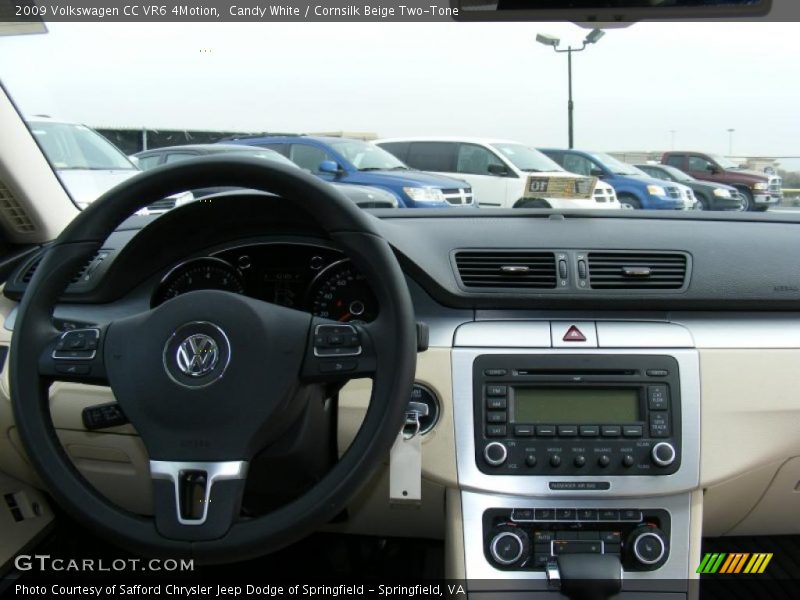 Candy White / Cornsilk Beige Two-Tone 2009 Volkswagen CC VR6 4Motion