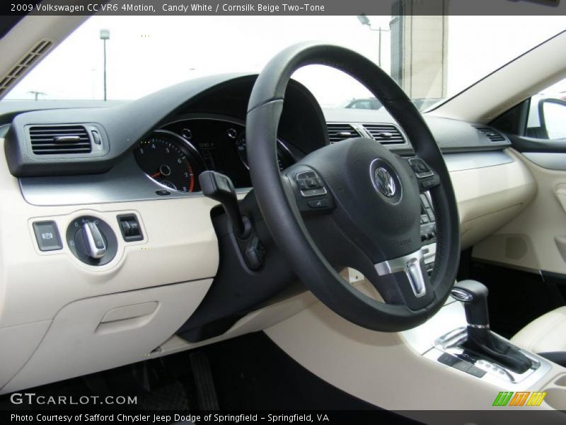 Candy White / Cornsilk Beige Two-Tone 2009 Volkswagen CC VR6 4Motion
