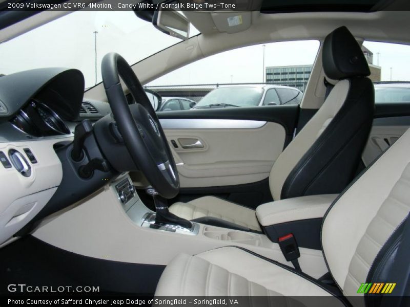 Candy White / Cornsilk Beige Two-Tone 2009 Volkswagen CC VR6 4Motion