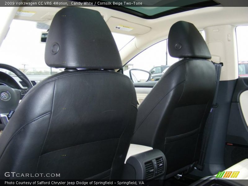 Candy White / Cornsilk Beige Two-Tone 2009 Volkswagen CC VR6 4Motion