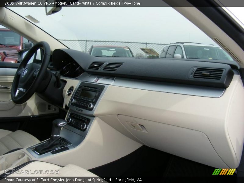 Candy White / Cornsilk Beige Two-Tone 2009 Volkswagen CC VR6 4Motion