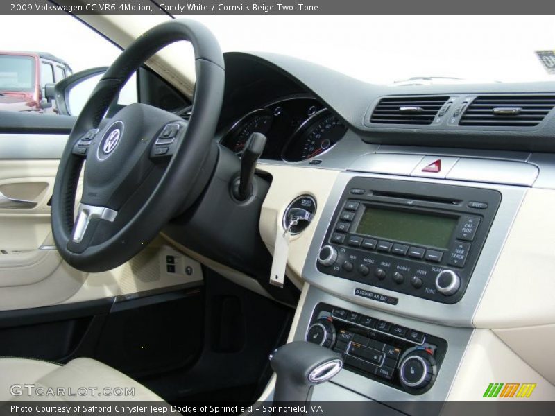Candy White / Cornsilk Beige Two-Tone 2009 Volkswagen CC VR6 4Motion