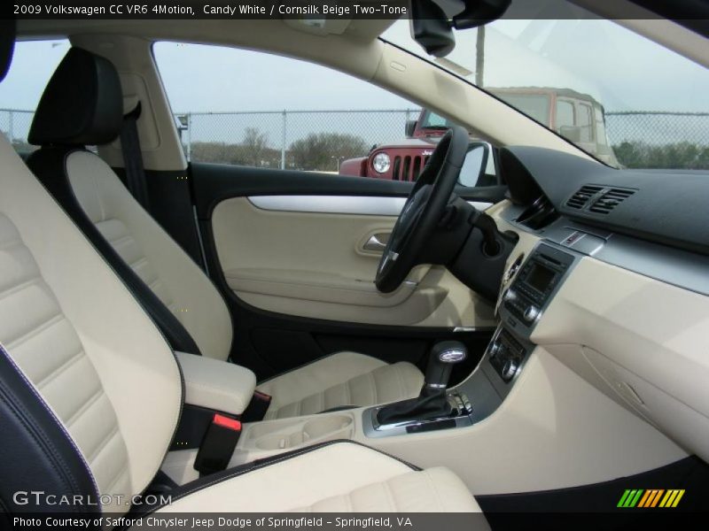 Candy White / Cornsilk Beige Two-Tone 2009 Volkswagen CC VR6 4Motion