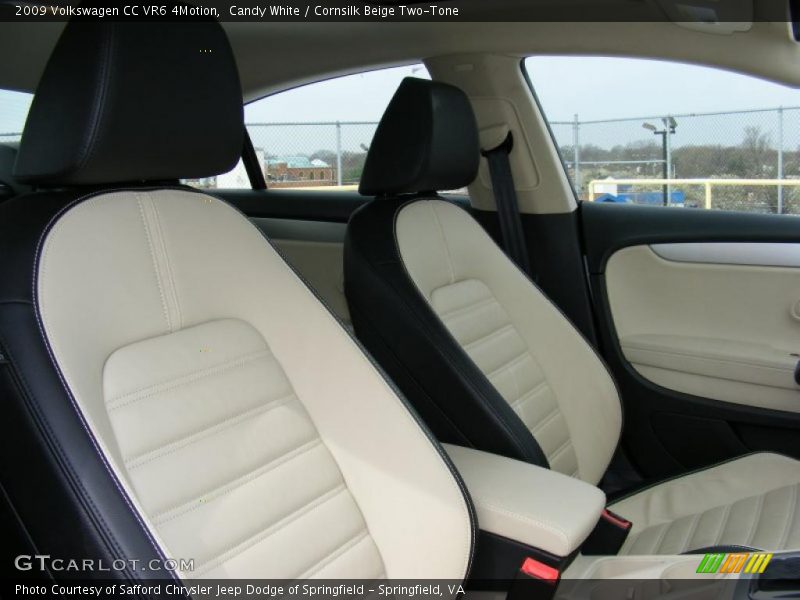 Candy White / Cornsilk Beige Two-Tone 2009 Volkswagen CC VR6 4Motion