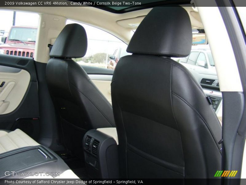 Candy White / Cornsilk Beige Two-Tone 2009 Volkswagen CC VR6 4Motion