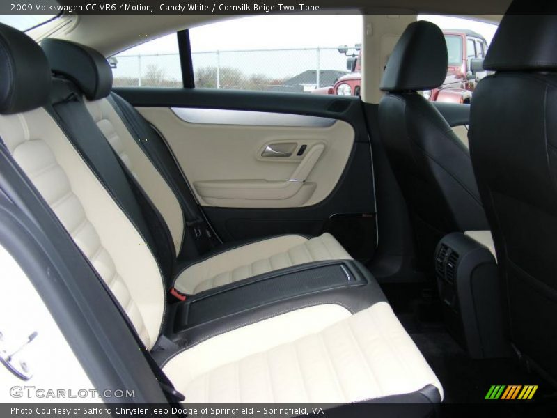 Candy White / Cornsilk Beige Two-Tone 2009 Volkswagen CC VR6 4Motion