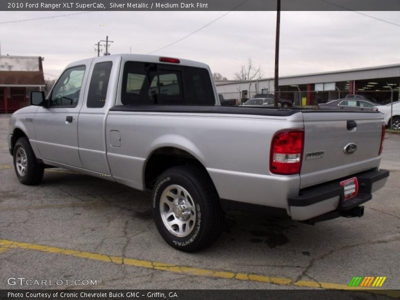 Silver Metallic / Medium Dark Flint 2010 Ford Ranger XLT SuperCab