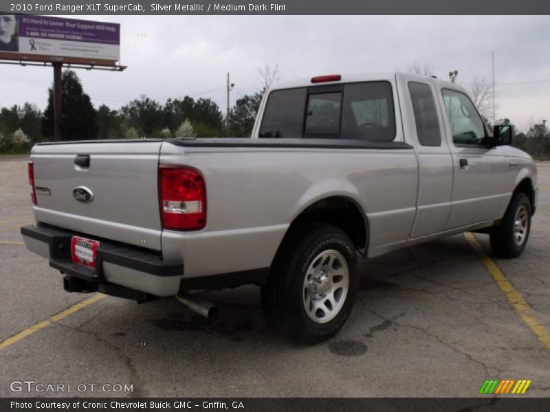 Silver Metallic / Medium Dark Flint 2010 Ford Ranger XLT SuperCab