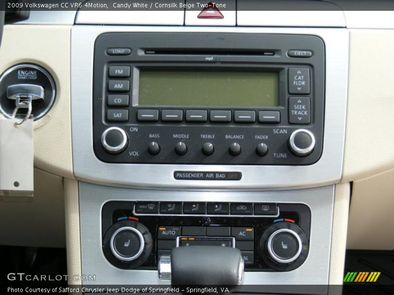 Candy White / Cornsilk Beige Two-Tone 2009 Volkswagen CC VR6 4Motion