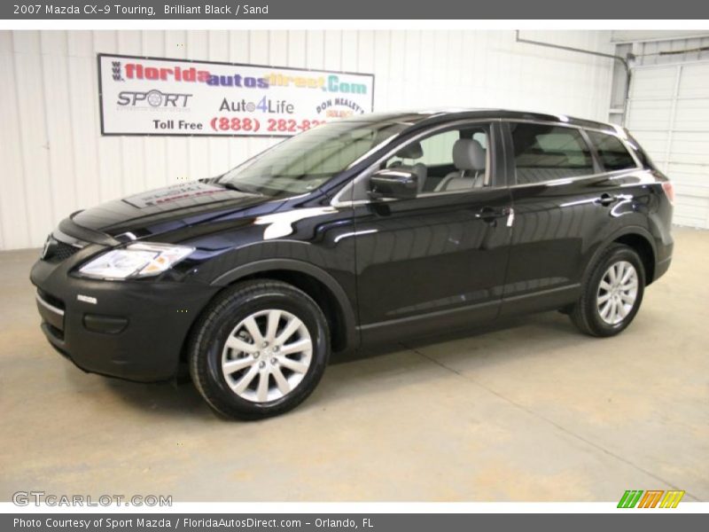 Brilliant Black / Sand 2007 Mazda CX-9 Touring