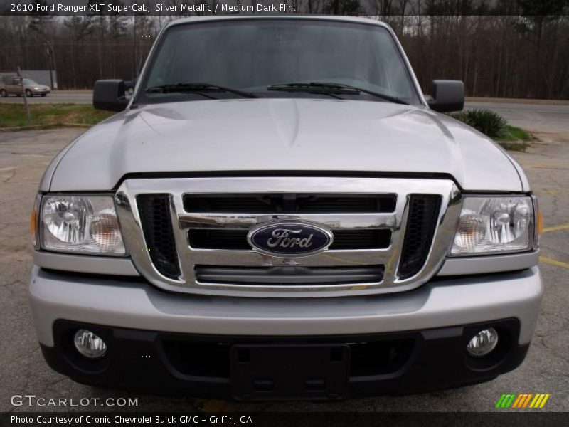 Silver Metallic / Medium Dark Flint 2010 Ford Ranger XLT SuperCab