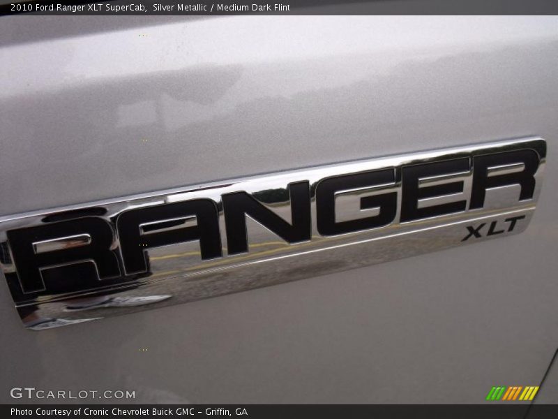Silver Metallic / Medium Dark Flint 2010 Ford Ranger XLT SuperCab