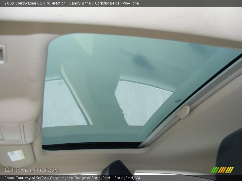 Candy White / Cornsilk Beige Two-Tone 2009 Volkswagen CC VR6 4Motion