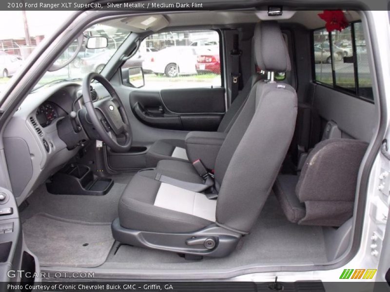 Silver Metallic / Medium Dark Flint 2010 Ford Ranger XLT SuperCab