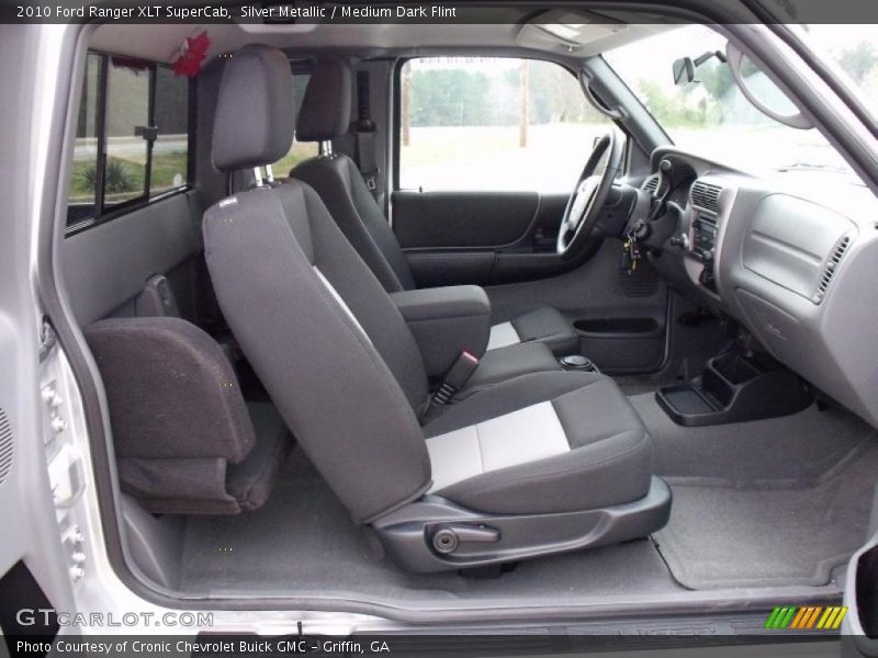Silver Metallic / Medium Dark Flint 2010 Ford Ranger XLT SuperCab