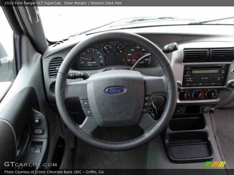 Silver Metallic / Medium Dark Flint 2010 Ford Ranger XLT SuperCab
