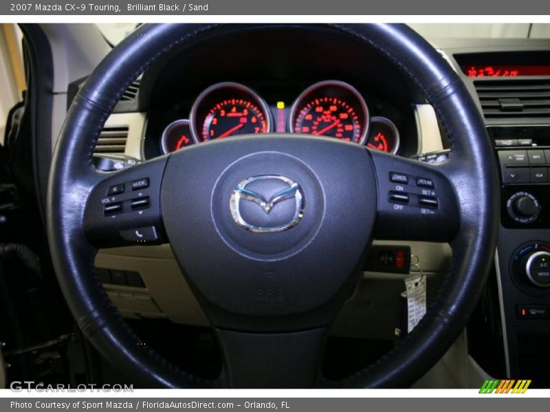 Brilliant Black / Sand 2007 Mazda CX-9 Touring