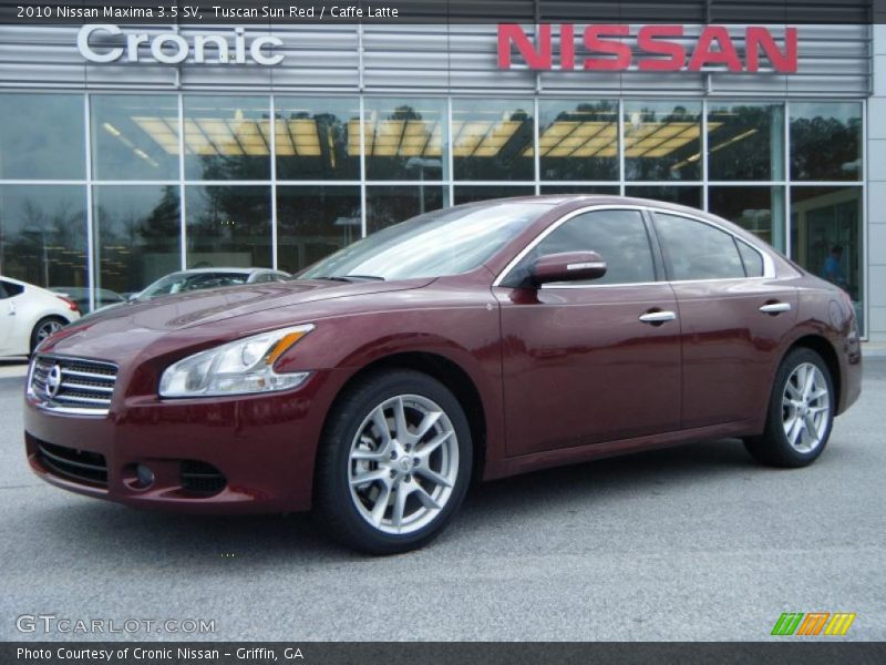 Tuscan Sun Red / Caffe Latte 2010 Nissan Maxima 3.5 SV