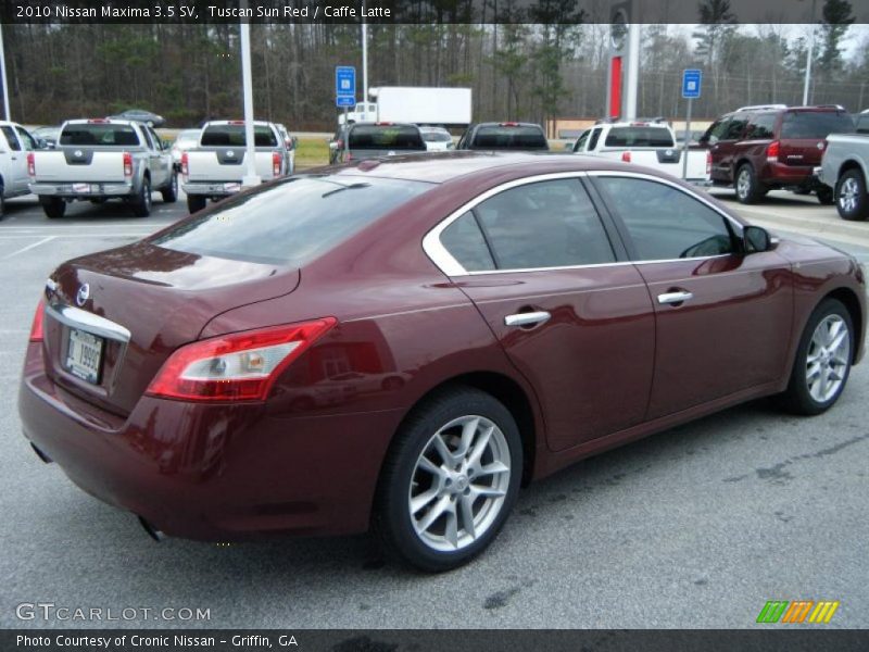 Tuscan Sun Red / Caffe Latte 2010 Nissan Maxima 3.5 SV