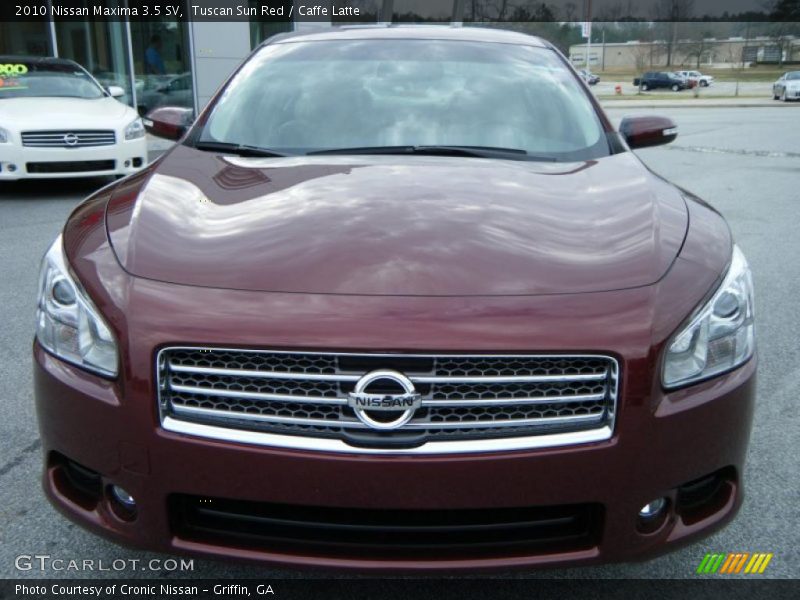 Tuscan Sun Red / Caffe Latte 2010 Nissan Maxima 3.5 SV