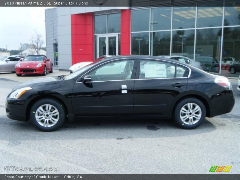 Super Black / Blond 2010 Nissan Altima 2.5 SL