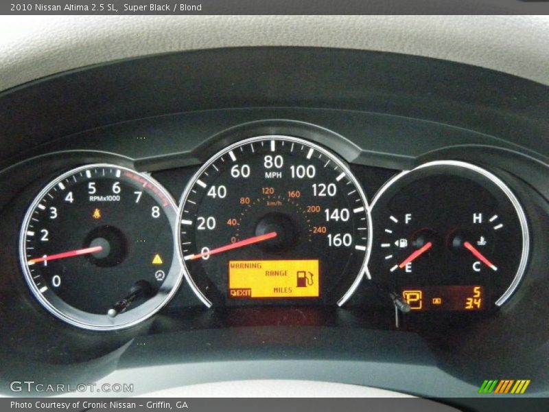 Super Black / Blond 2010 Nissan Altima 2.5 SL