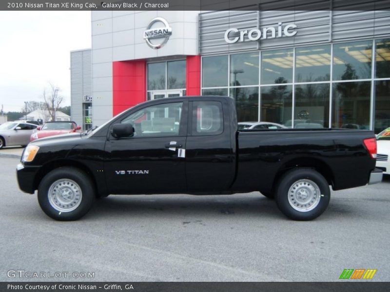 Galaxy Black / Charcoal 2010 Nissan Titan XE King Cab