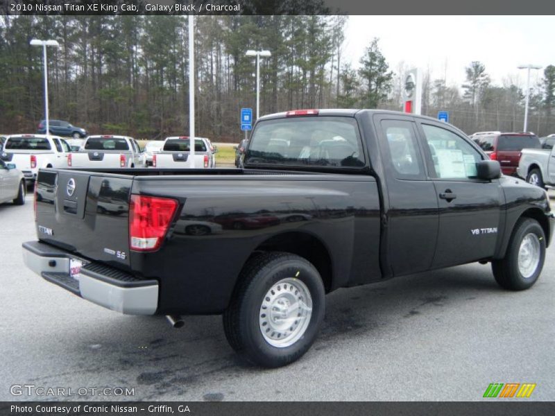 Galaxy Black / Charcoal 2010 Nissan Titan XE King Cab