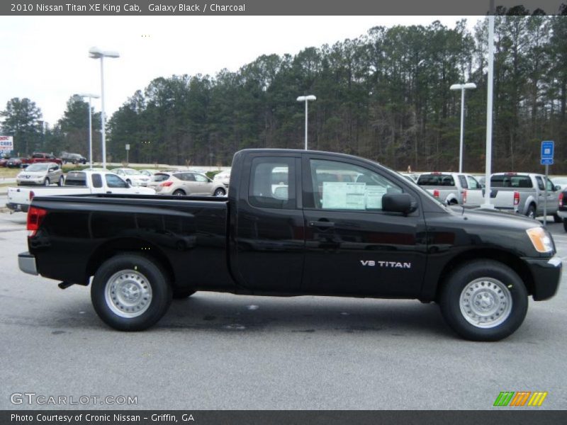 Galaxy Black / Charcoal 2010 Nissan Titan XE King Cab