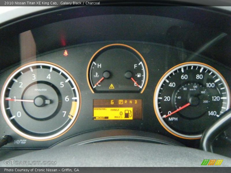Galaxy Black / Charcoal 2010 Nissan Titan XE King Cab