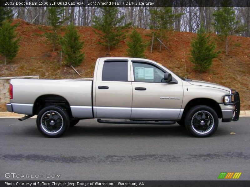 Light Almond Pearl / Dark Slate Gray 2003 Dodge Ram 1500 SLT Quad Cab 4x4