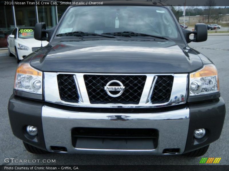 Smoke Metallic / Charcoal 2010 Nissan Titan SE Crew Cab