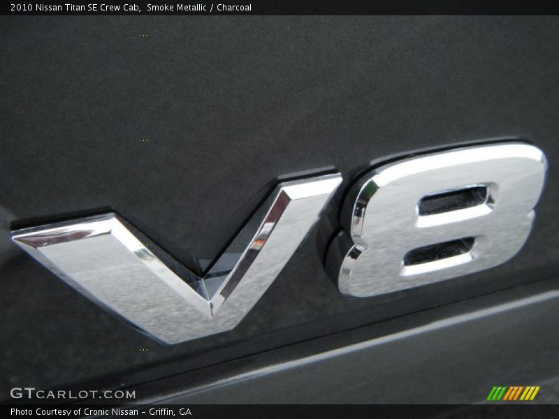 Smoke Metallic / Charcoal 2010 Nissan Titan SE Crew Cab