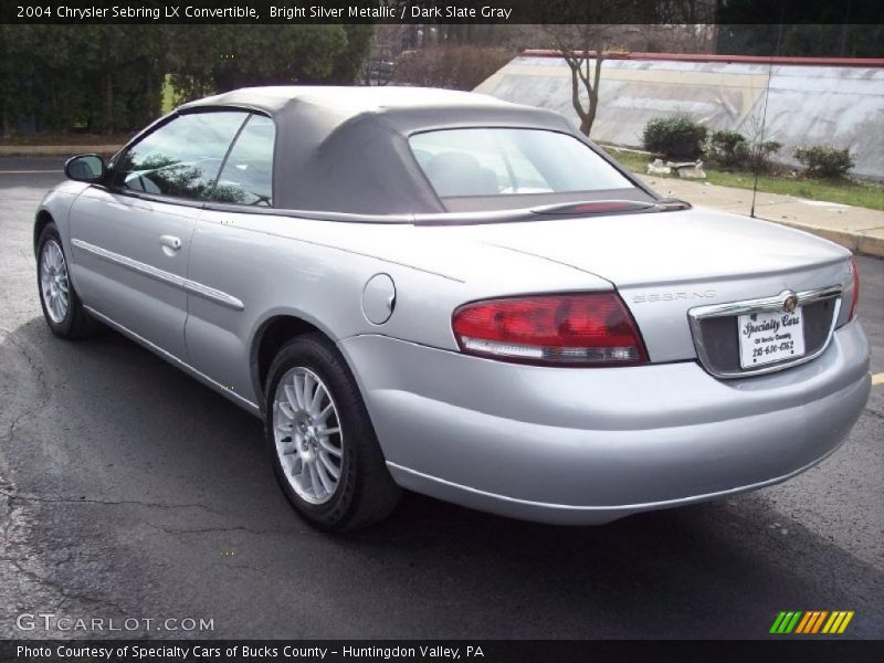 Bright Silver Metallic / Dark Slate Gray 2004 Chrysler Sebring LX Convertible
