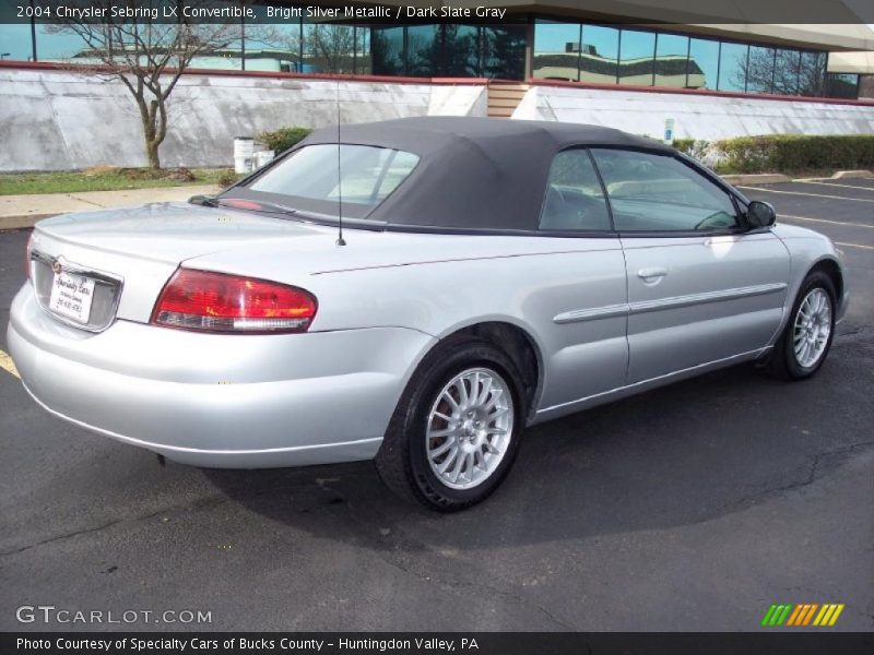 Bright Silver Metallic / Dark Slate Gray 2004 Chrysler Sebring LX Convertible