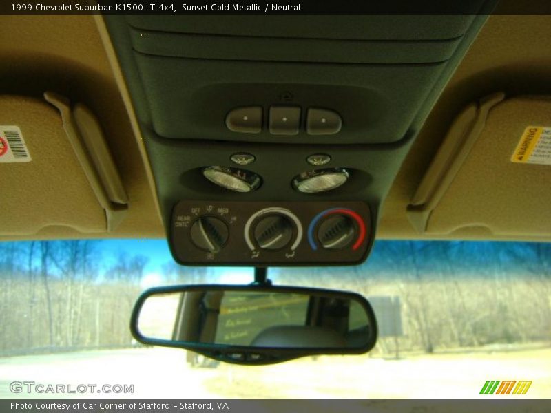 Sunset Gold Metallic / Neutral 1999 Chevrolet Suburban K1500 LT 4x4