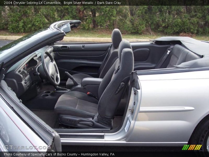 Bright Silver Metallic / Dark Slate Gray 2004 Chrysler Sebring LX Convertible