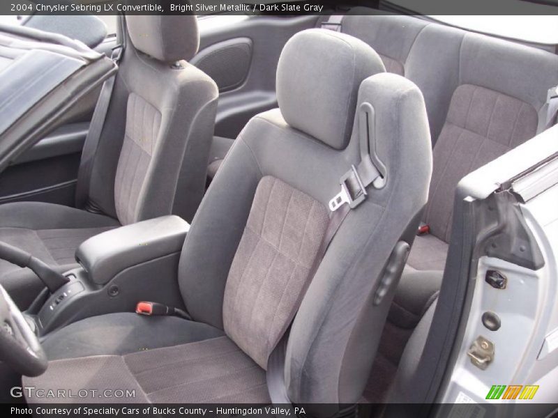 Bright Silver Metallic / Dark Slate Gray 2004 Chrysler Sebring LX Convertible